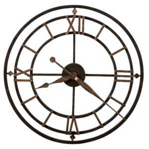 Aged Iron Open-Frame Wall Clock alternate product view 1