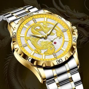 Dragon Dial Automatic Skeleton Watch