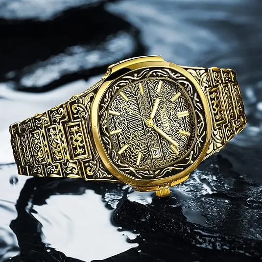 Silver Stainless Steel Quartz Watch with Date